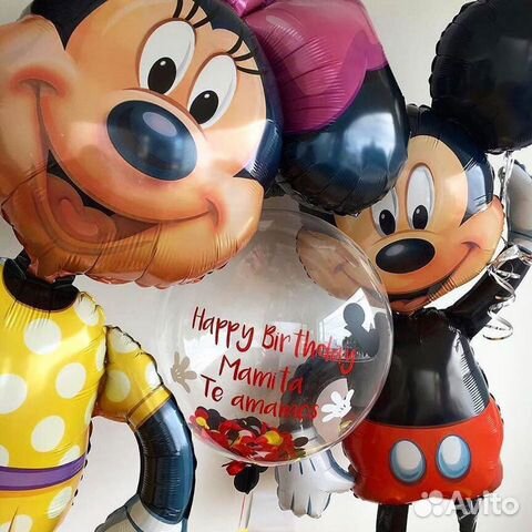 Микки маус и Мини маус Disney (шары)