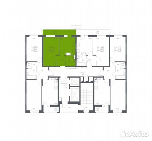 1-к квартира, 32.7 м², 11/17 эт. 1-к квартира, 32.7 м², 11/17 эт.
