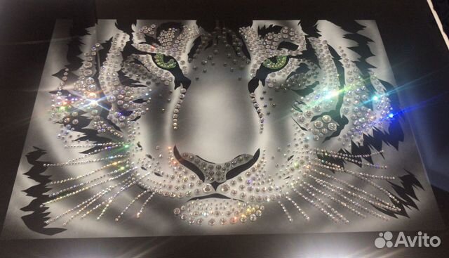 Картина Сваровски Swarovski «Тигр. Сила и власть» Картина Сваровски Swarovski «Тигр. Сила и власть»