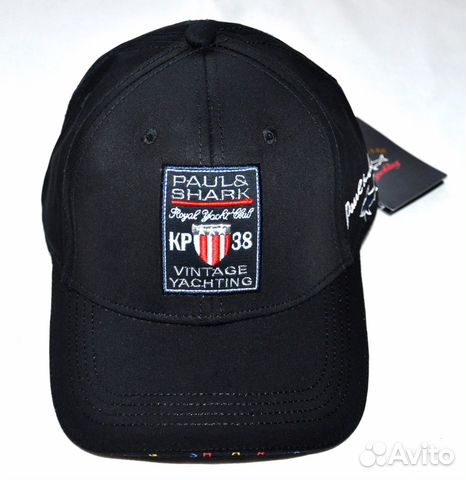 Кепка / бейсболка / Paul Shark / новая (черная)