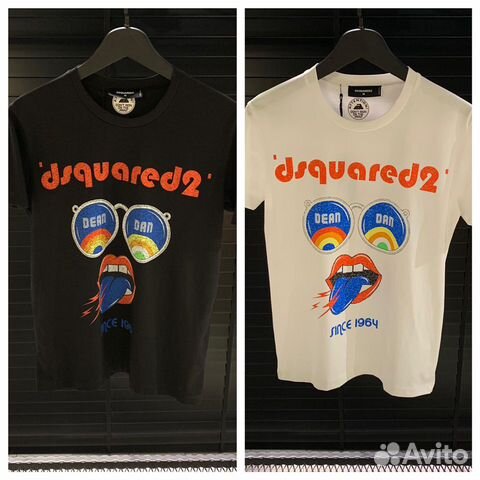 Футболка Dsquared 2020 1964 черн/бел все размеры Футболка Dsquared 2020 1964 черн/бел все размеры