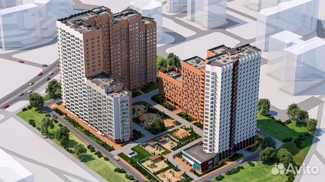 1-к квартира, 37.4 м², 12/21 эт.