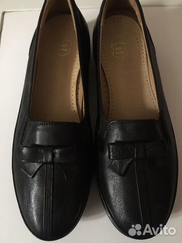 Туфли кожаные