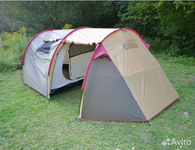 Палатка туристическая 4 местная. Спальник. Матрас