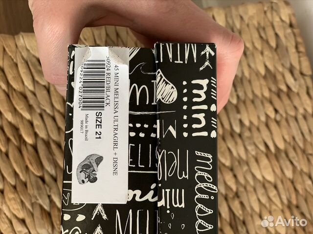 Туфли Mini Melissa р. 21 с Микки и Мини Маус