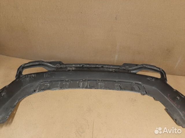 Юбка спойлер бампера заднего KIA sorento 3 prime