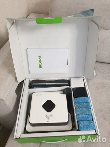 Irobot braava робот-полотер влажная и сухая уборка