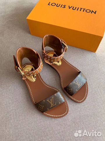 Босоножки Louis Vuitton сабо сандали шлёпанцы LV