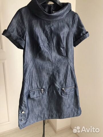Karen Millen джинсовое платье 12 UK
