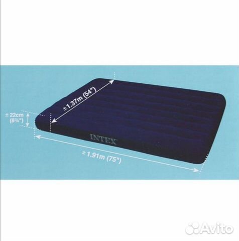 Матрас надувной Intex Classic Downy Full 191х137х2 Матрас надувной Intex Classic Downy Full 191х137х2