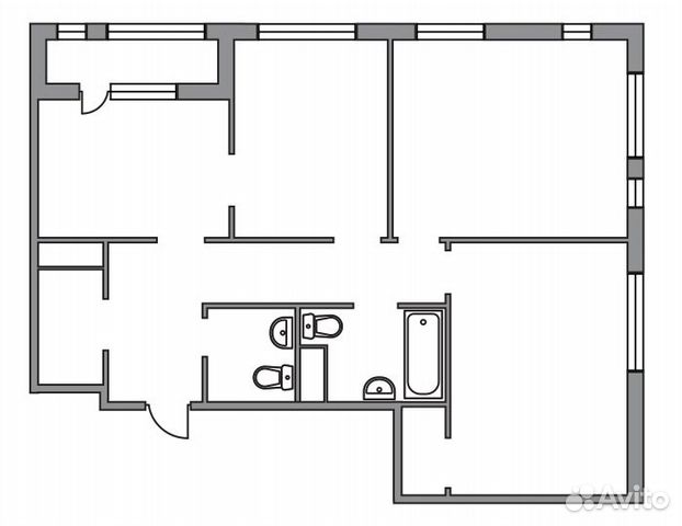 3-к квартира, 78.8 м², 9/21 эт.