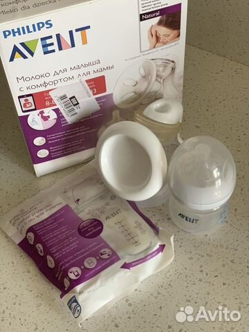 Молокоотсос ручной Avent с пакетами Avent Молокоотсос ручной Avent с пакетами Avent