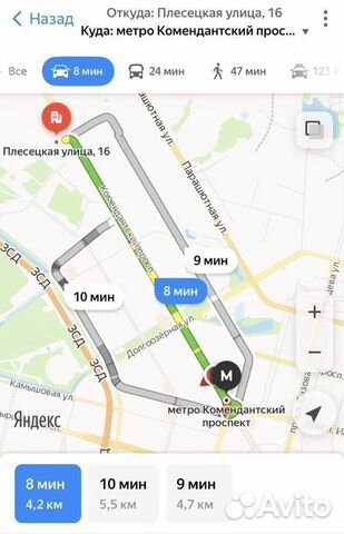 1-к квартира, 34.1 м², 1/25 эт.
