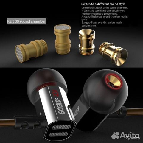Легендарные наушники KZ ED9 с микро