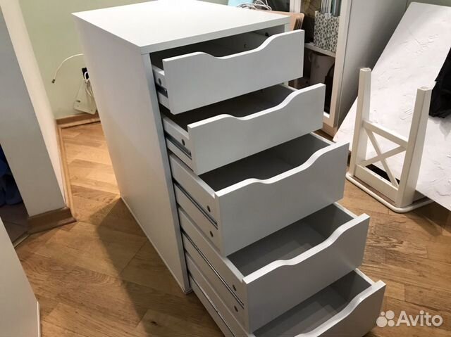 Тумба комод икеа Алекс, 5 ящиков