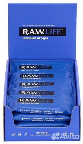 Батончики и трюфели R.A.W.life (цена за 20шт) Батончики и трюфели R.A.W.life (цена за 20шт)