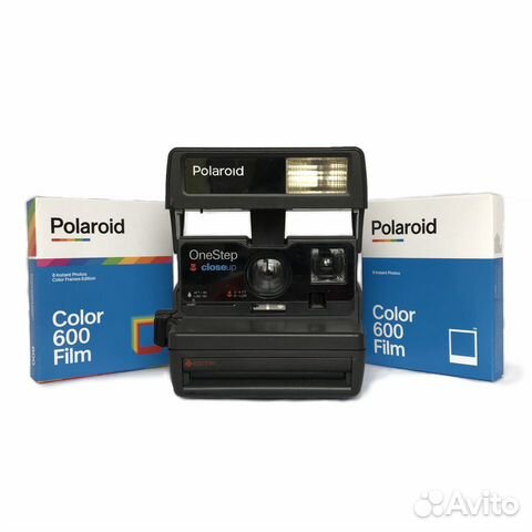 Polaroid 636 CloseUp + 2 кассеты