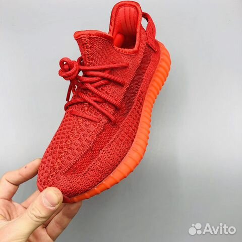 Кроссовки Adidas Yeezy Boost 350 V2 Red Красные Кроссовки Adidas Yeezy Boost 350 V2 Red Красные
