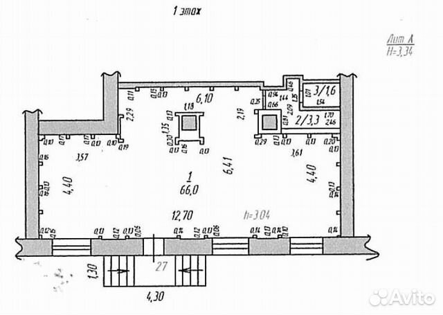 Торговое помещение, 70.9 м² Торговое помещение, 70.9 м²