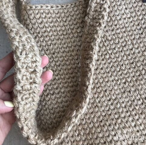 Сумка новая из джута кросс боди Сумка новая из джута кросс боди