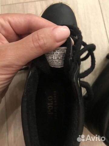 Кеды Ralph Lauren чёрные оригинал Кеды Ralph Lauren чёрные оригинал