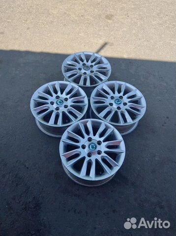 Диски бу литые R15 B на Skoda