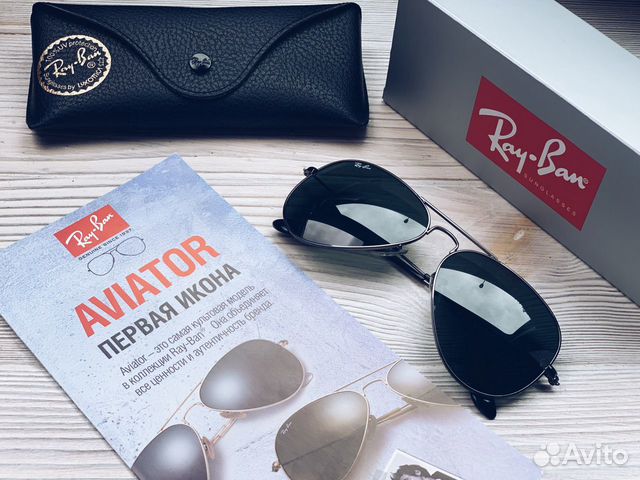 Очки Ray-Ban aviator 58mm