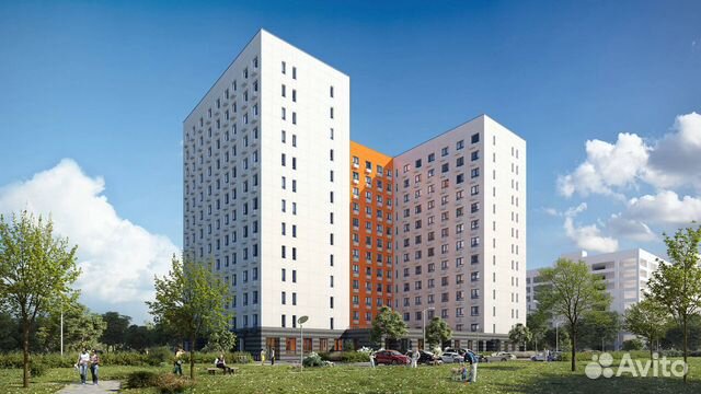 1-к квартира, 38.1 м², 13/15 эт. 1-к квартира, 38.1 м², 13/15 эт.