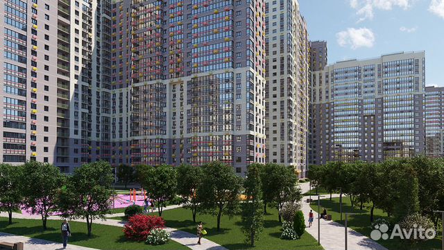 1-к квартира, 38.1 м², 2/12 эт. 1-к квартира, 38.1 м², 2/12 эт.