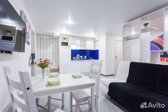 

Квартира-студия, 28 м², 2 кровати