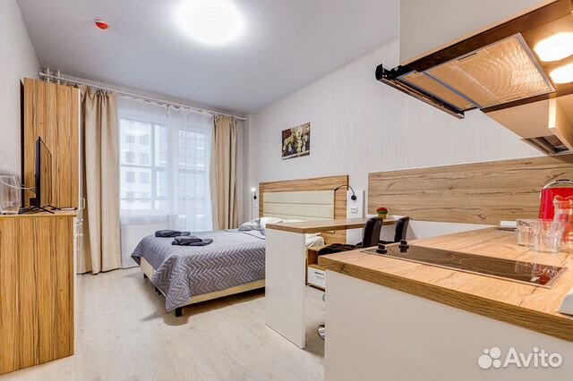 

Квартира-студия, 27 м², 1 кровать