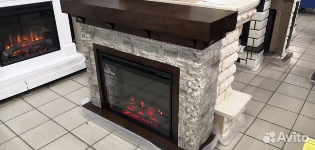 Электрокамины с очагами