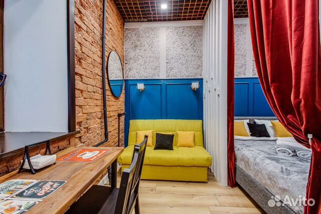 

Квартира-студия, 14,4 м², 2 кровати