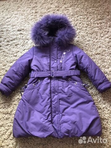 Зимнее пальто для девочки