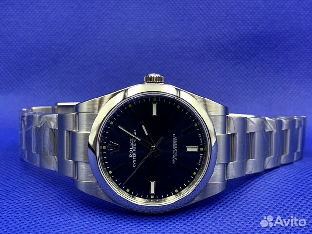 rolex oyster perpetual 39 blue
