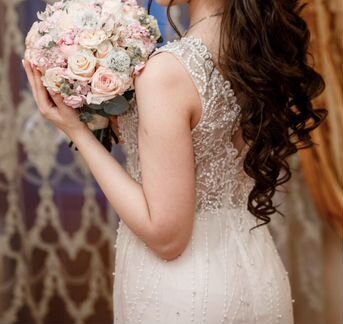 Вечернее платье. Свадебное Обручальное Платье