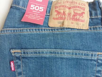 Levis 505 W31 L34 оригинал