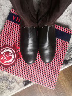 Детские сапоги осенние кожаные, 35-36р