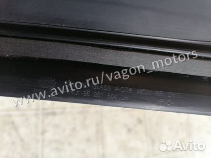 Стекло заднее левое Chevrolet Rezzo U100 2000-2008