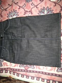 Джинсовая юбка zara woman