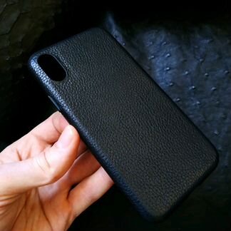 Чехол для iPhone X Xs айфон х из кожи теленка