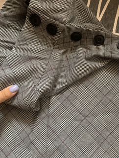 Юбка Zara миди в клетку