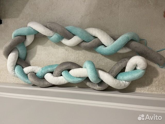 Бортик коса в кроватку