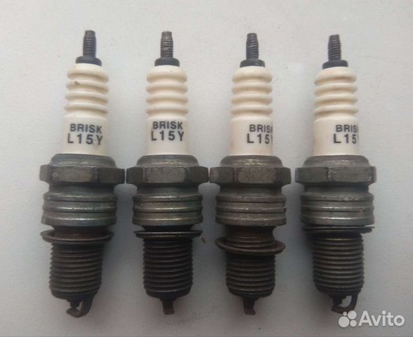 Ориг.свечи б/у brisk L15Y, для жигули,москвич