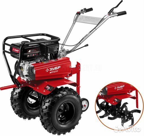 Мотоблок бензиновый усиленный зубр (мту-450)