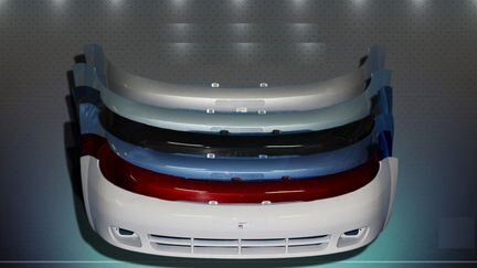 Бампер передний Chevrolet Lacetti хетчбэк в цвет