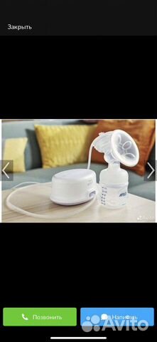 Молокоотсос avent электрический