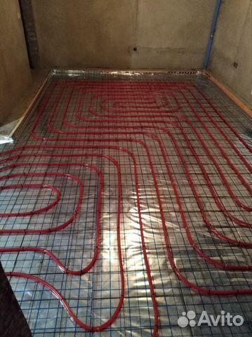 Водяной теплый пол, отопление