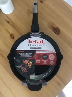 Круглая сковорода гриль Tefal unlimited 26