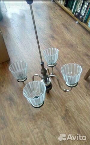 Хрустальная люстра СССР винтаж